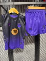 Barcelona away kids kit
